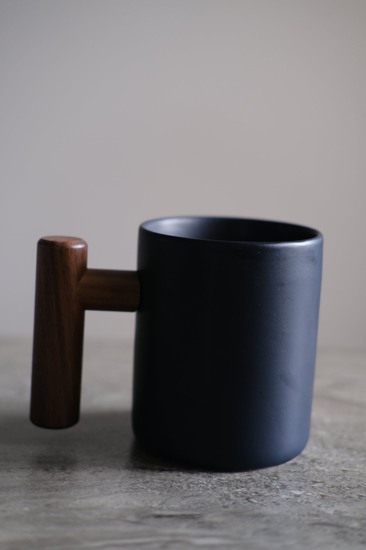 Black Ceramic Mug
