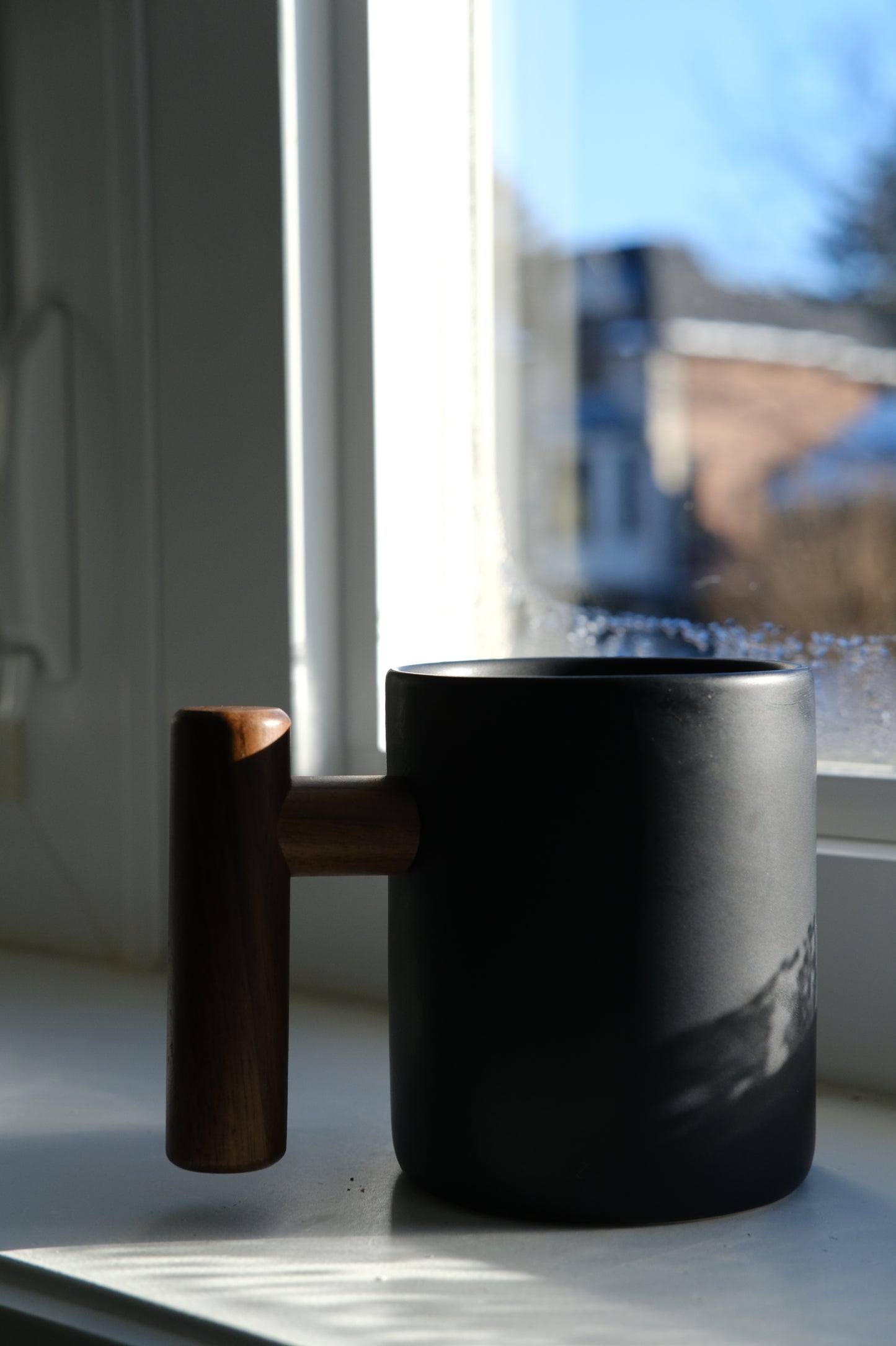 Black Ceramic Mug