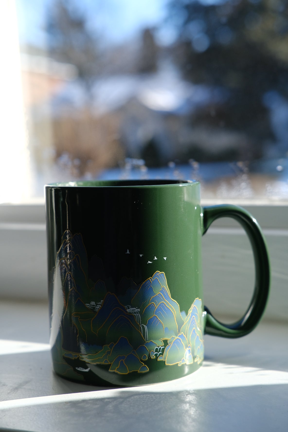 Color-Changed Green Mug